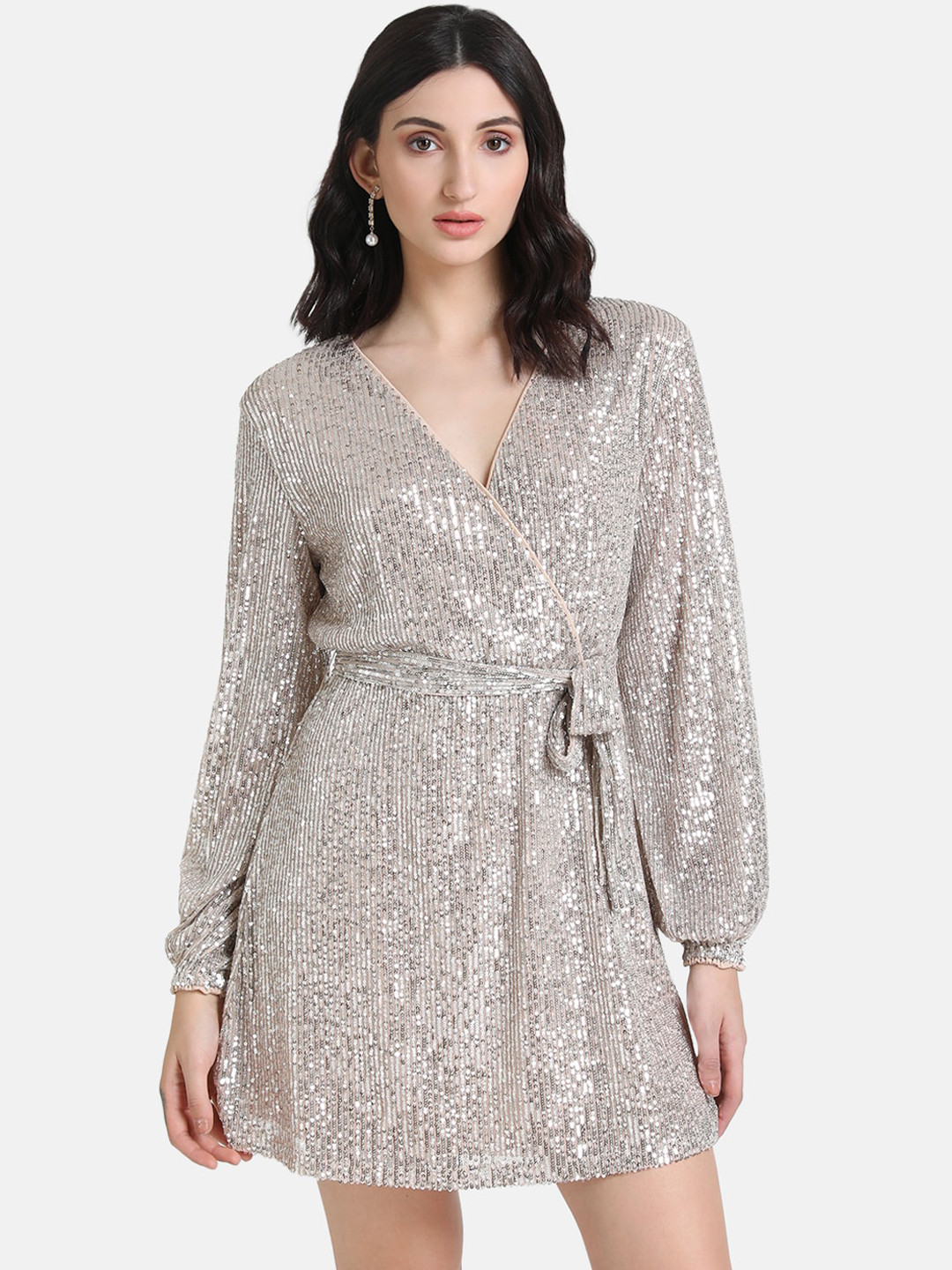 Buy Kazo Beige Embellished Dress Dresses for Women 15929842 Myntra