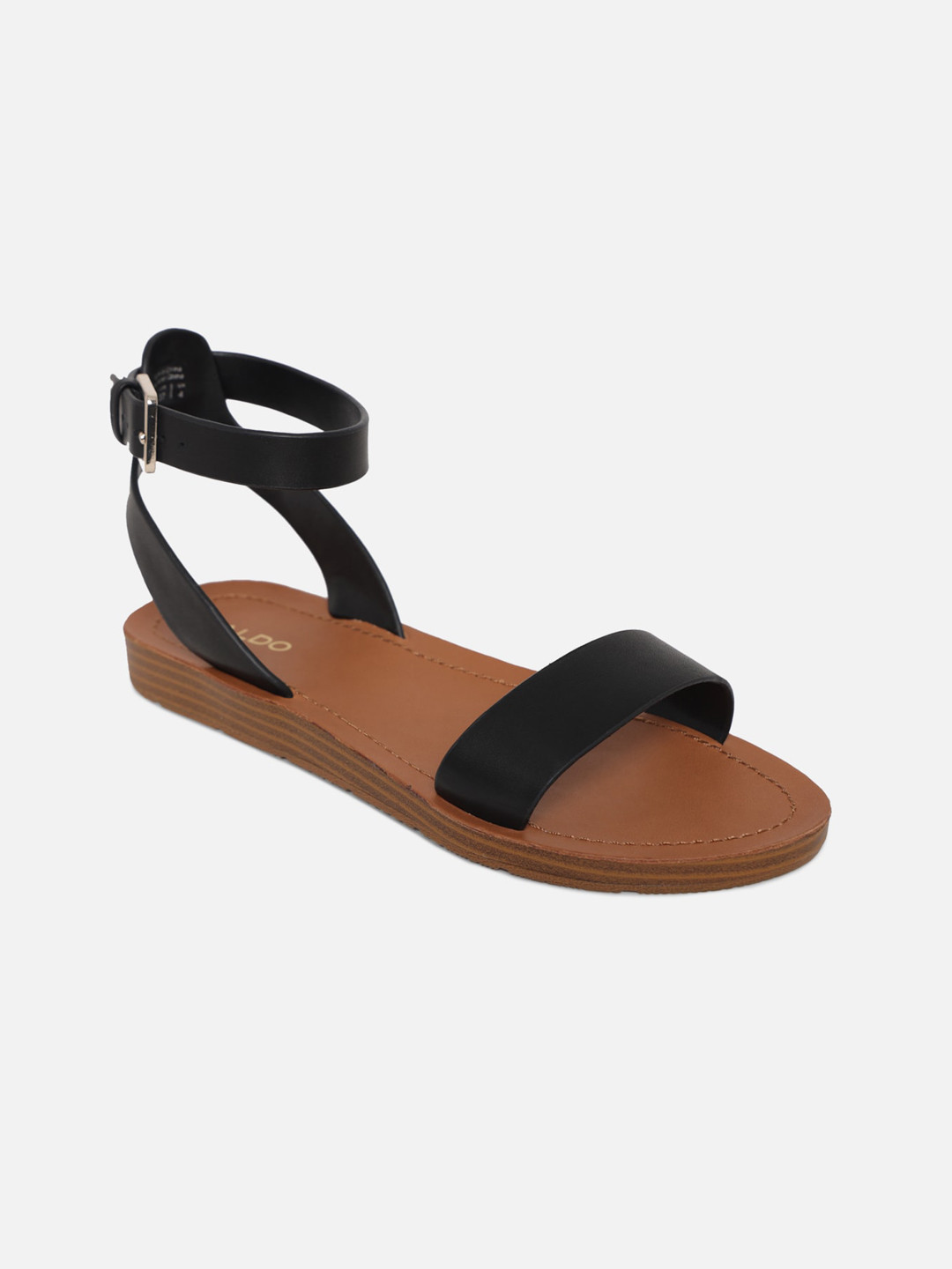 aldo open toe flats
