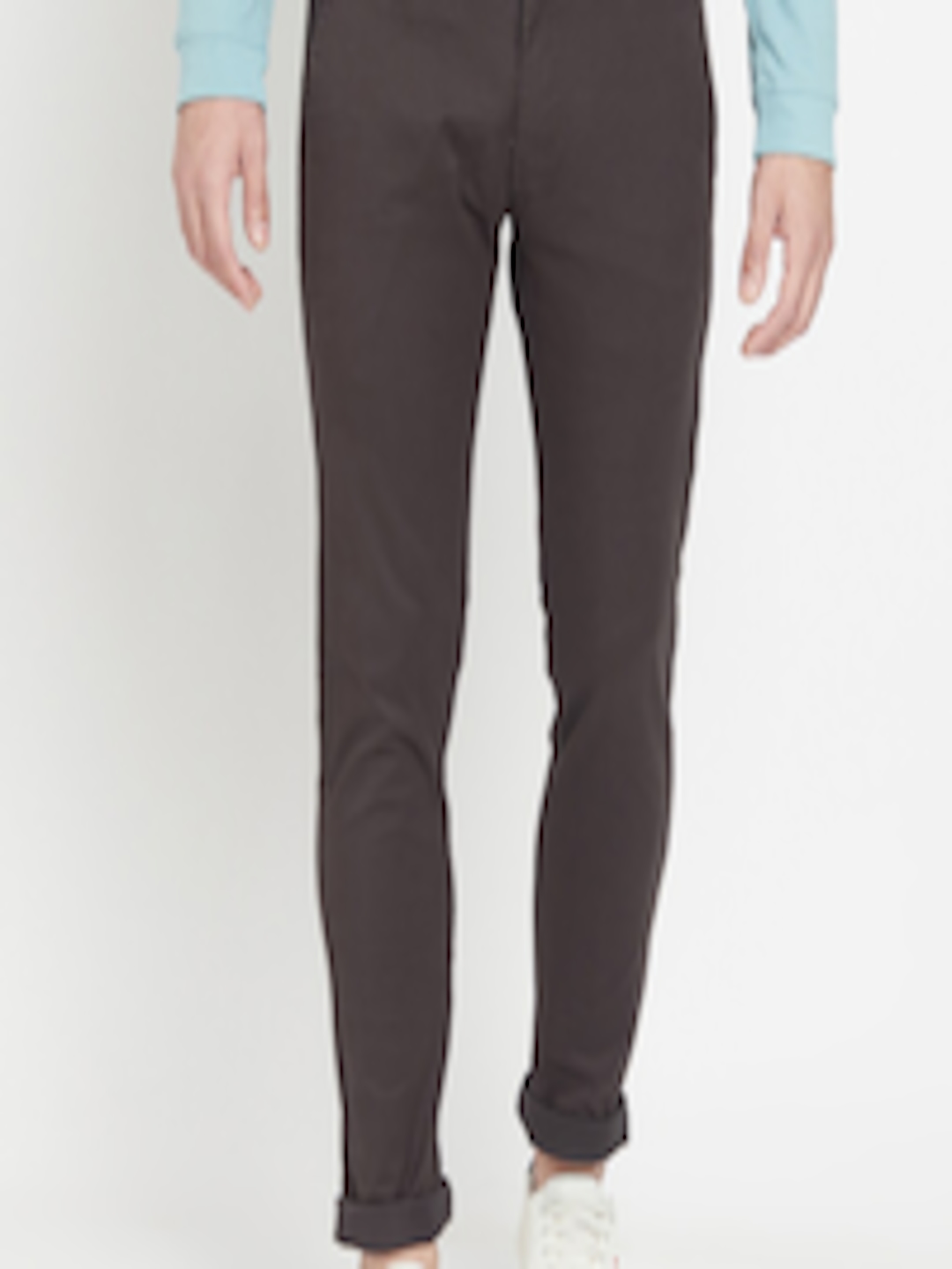 Buy Octave Men Brown Trousers - Trousers for Men 15935424 | Myntra