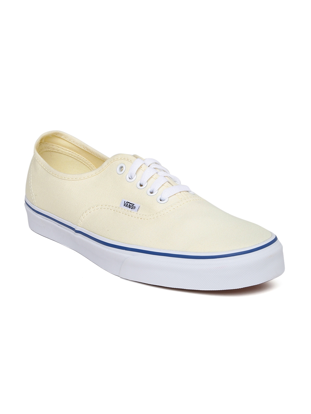 Buy Vans Unisex Cream Coloured Authentic Sneakers - Casual Shoes for