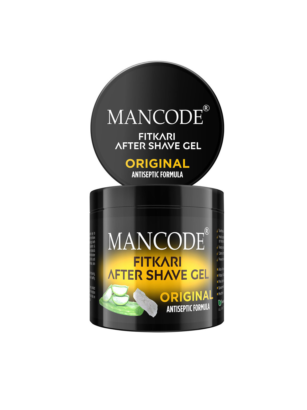 Buy MANCODE Fitkari After Shave Gel Original Antiseptic Formula 100 Gm After Shave Lotion And