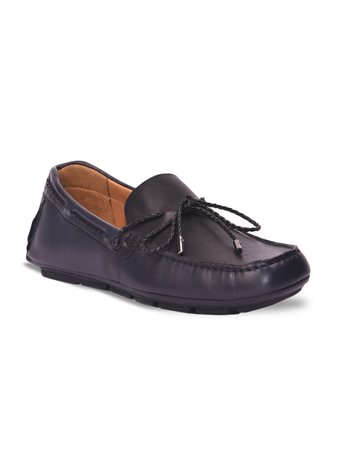 Buy Pavers England Men Navy Blue Leather Loafers Casual Shoes for Men