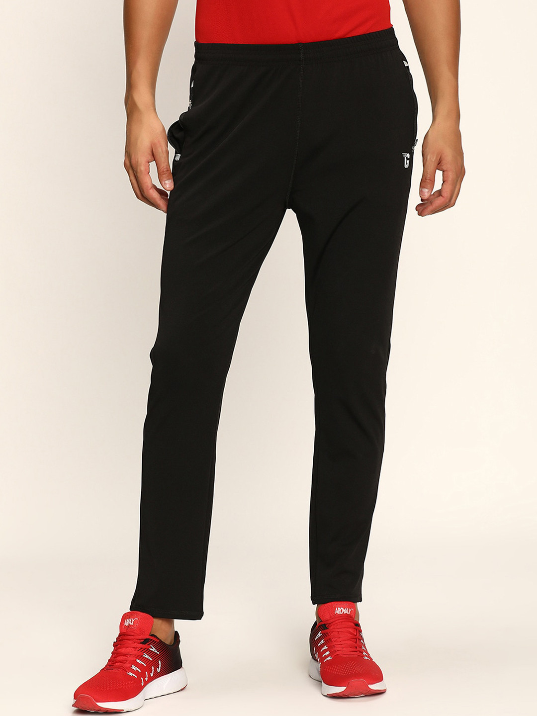Buy V2 Value & Variety Men Black Solid Cotton Track Pants Track Pants