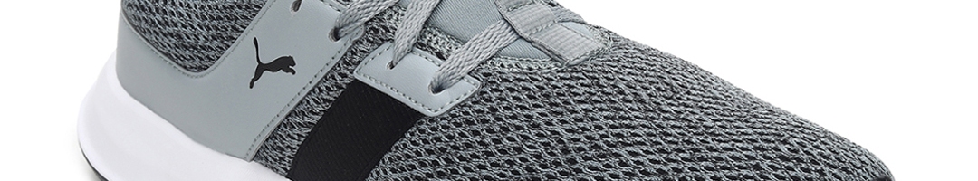 Buy Puma Men Grey & Black Flex Hype Sneakers - Casual Shoes for Men ...