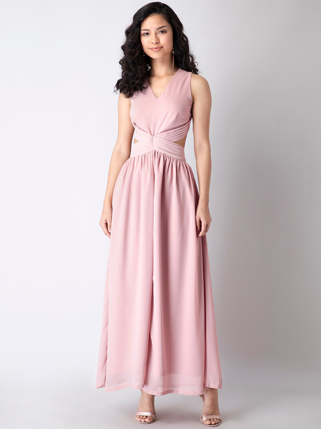 Buy FabAlley Pink Maxi Dress Dresses for Women 15951316 Myntra