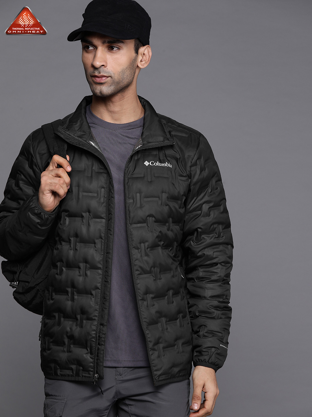 Buy Columbia Men Black Insulator Outdoor Delta Ridge Down Quilted Jacket Jackets for Men