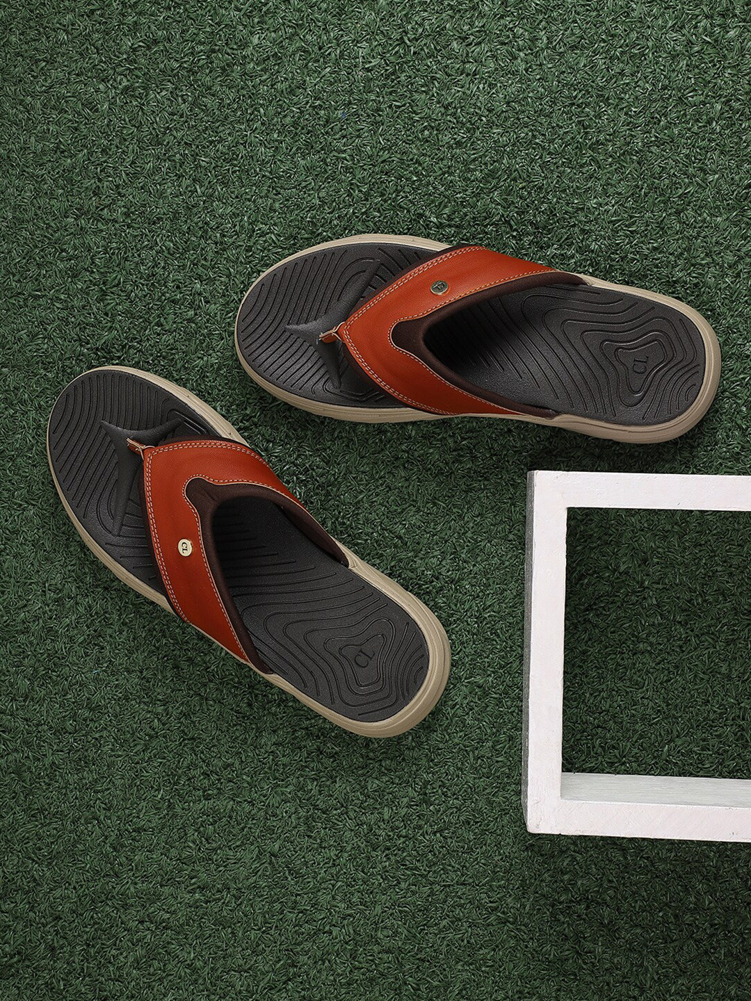 Buy Carlton London Men Tan Comfort Sandals Sandals for Men 15955034 Myntra