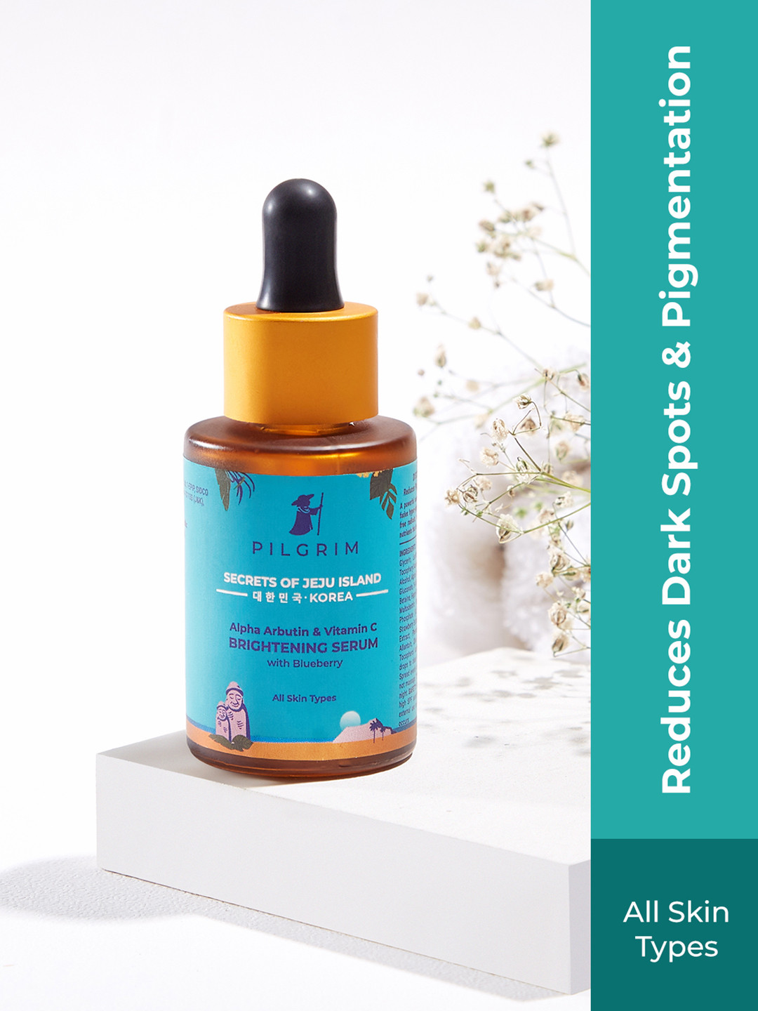 Buy Pilgrim Alpha Arbutin & Vitamin C Skin Brightening Face Serum For