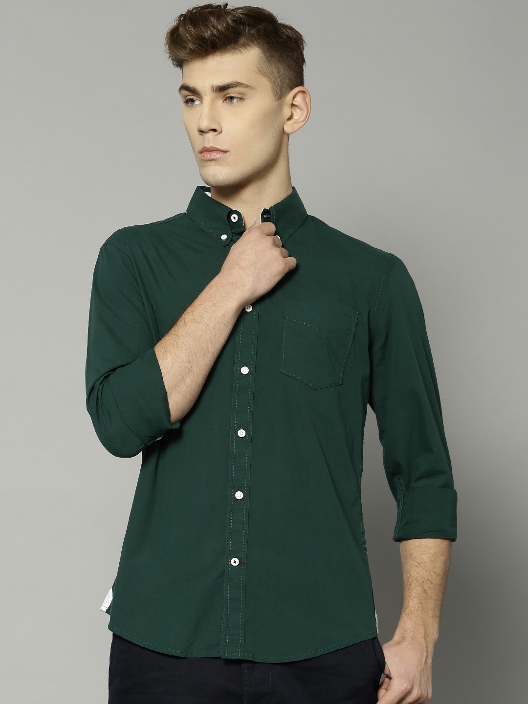 marks and spencer green t shirt