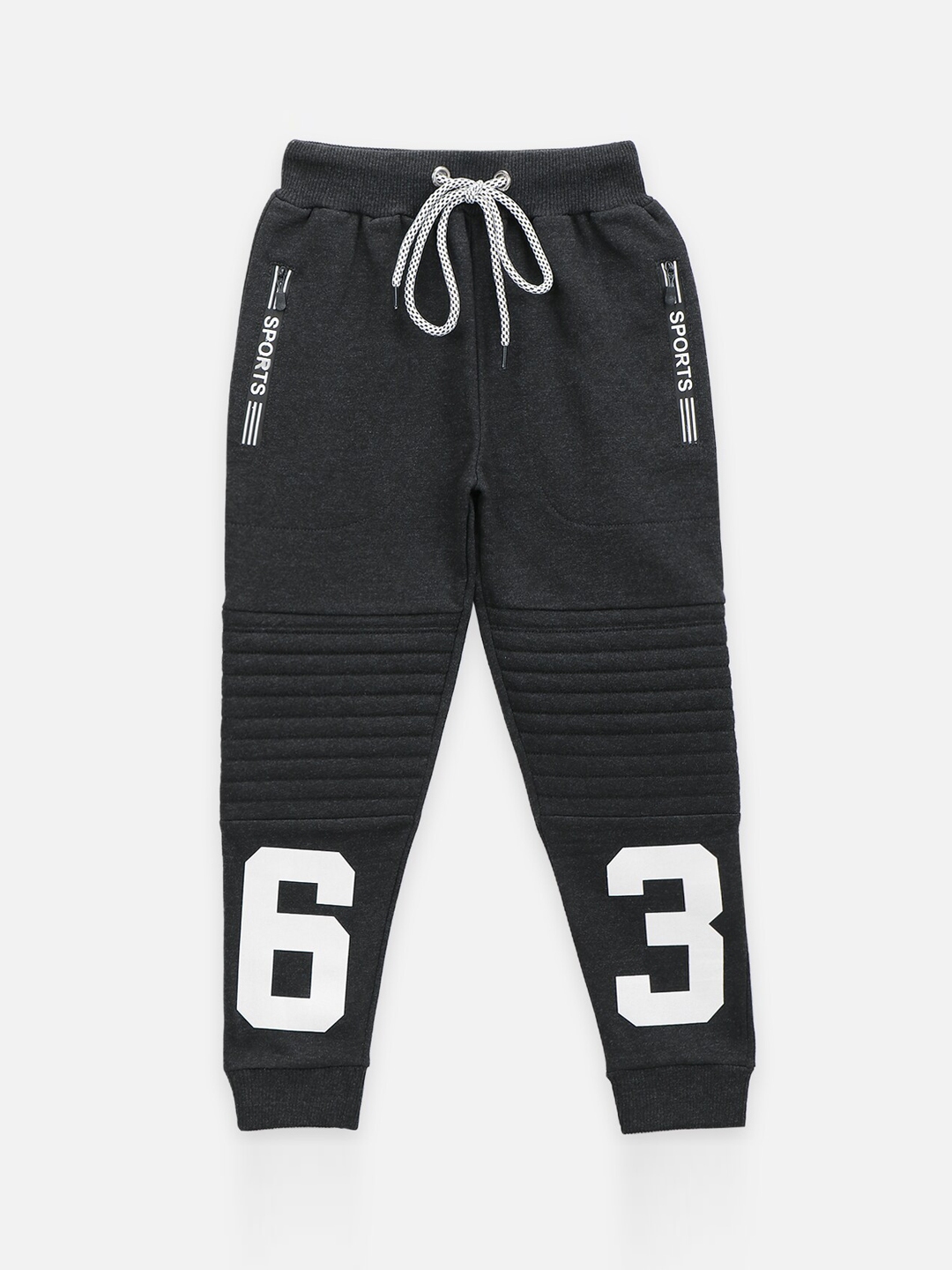 boys charcoal grey joggers