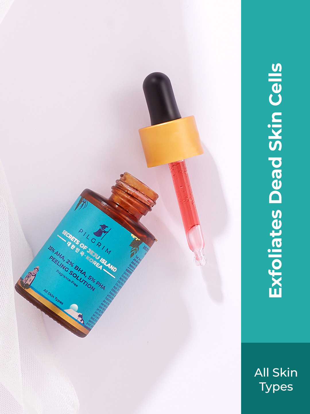 Buy Pilgrim Glycolic Acid AHA, Salicylic Acid BHA, PHA Face Exfoliator ...