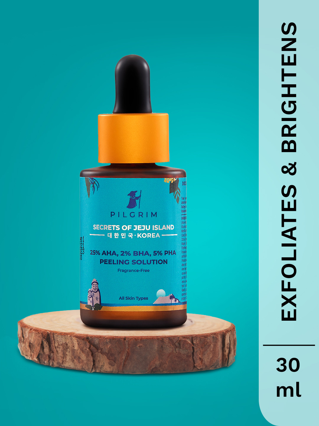 Buy Pilgrim Glycolic Acid AHA, Salicylic Acid BHA, PHA Face Exfoliator ...