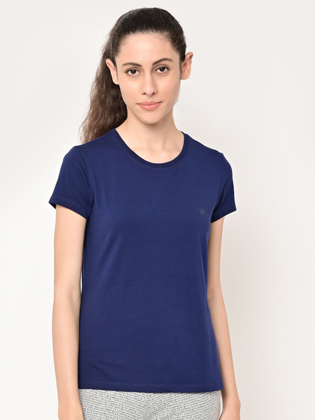 Buy MAYSIXTY Women Navy Blue T Shirt - Tshirts for Women 15986876 | Myntra