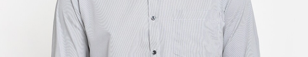 Buy La Mode Men Black Slim Fit Striped Party Shirt - Shirts for Men ...