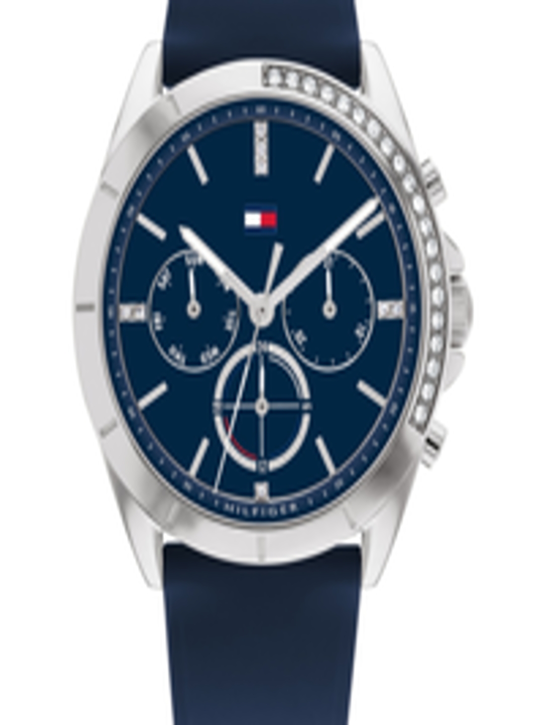 Buy Tommy Hilfiger Women Blue Dial & Straps Analogue Multi Function ...