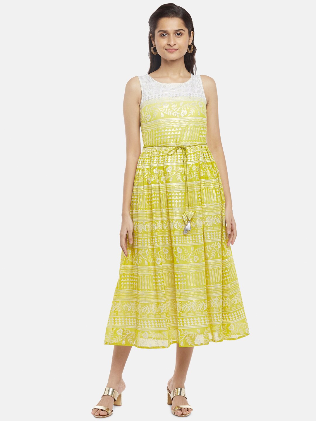 pantaloons ethnic gown