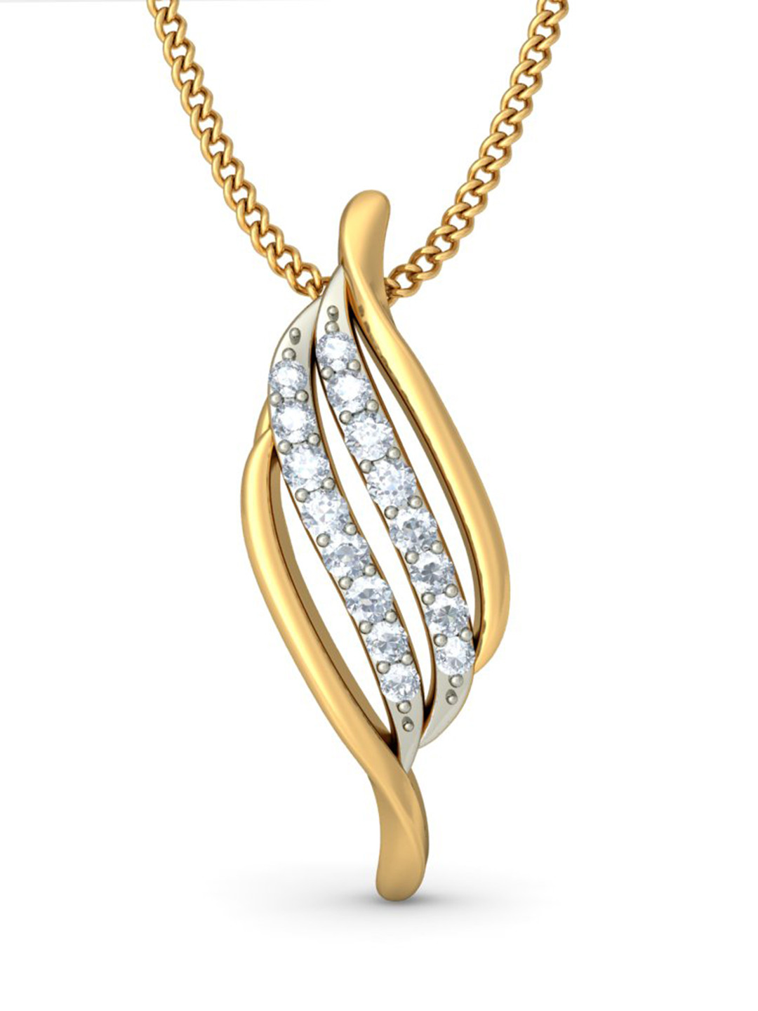 Buy BlueStone 1.189 G 14KT Gold Talas Pendant With Diamonds Pendant Diamond for Women 1601024