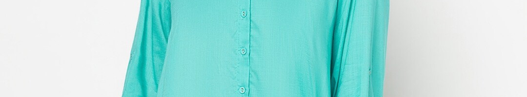 Buy Fabindia Women Blue Opaque Casual Shirt - Shirts for Women 16012556 ...