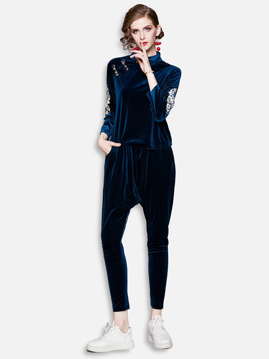 Buy JC Collection Women Navy Blue Clothing Set Co Ords for Women