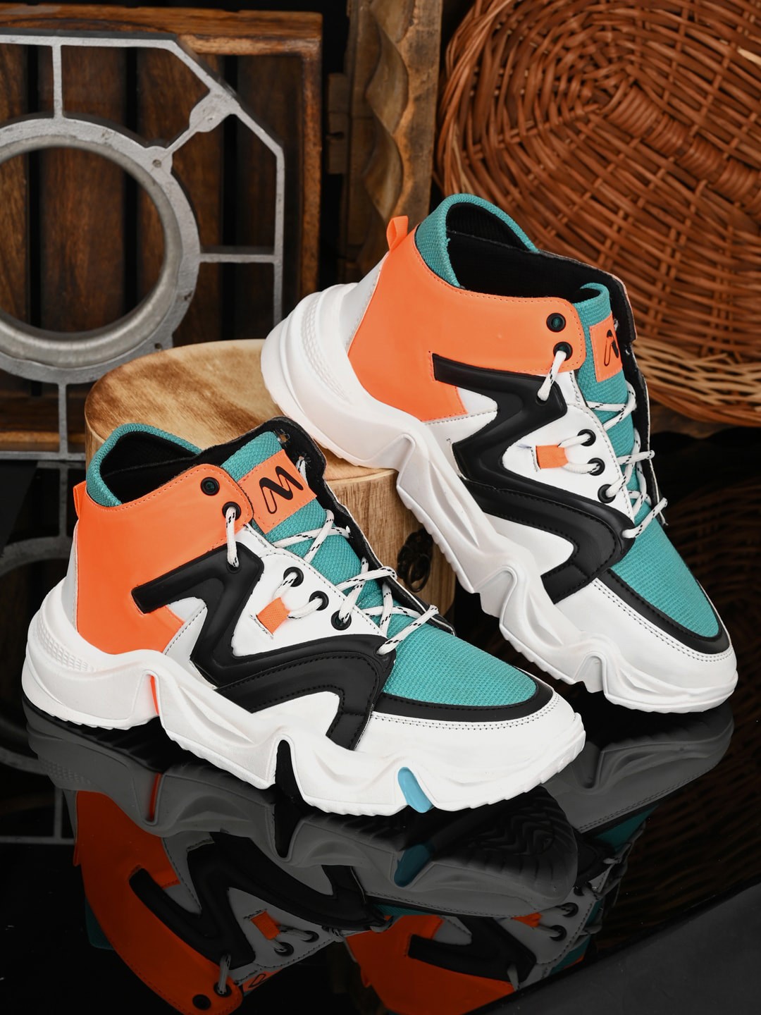 mactree men white solid sneakers