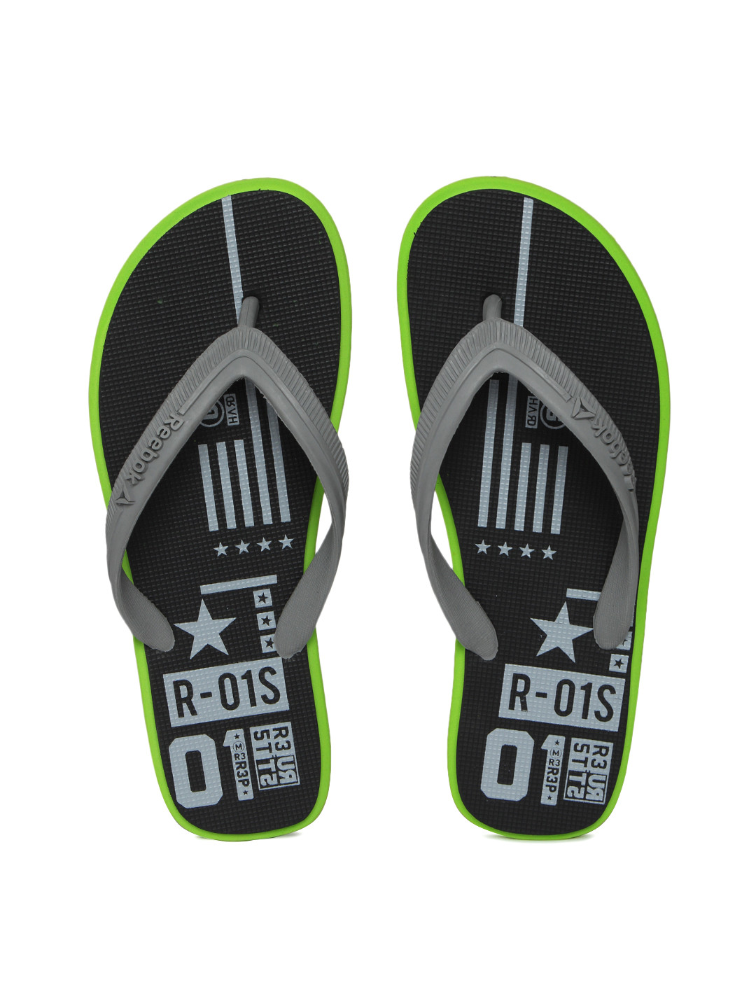 reebok flip flops mens