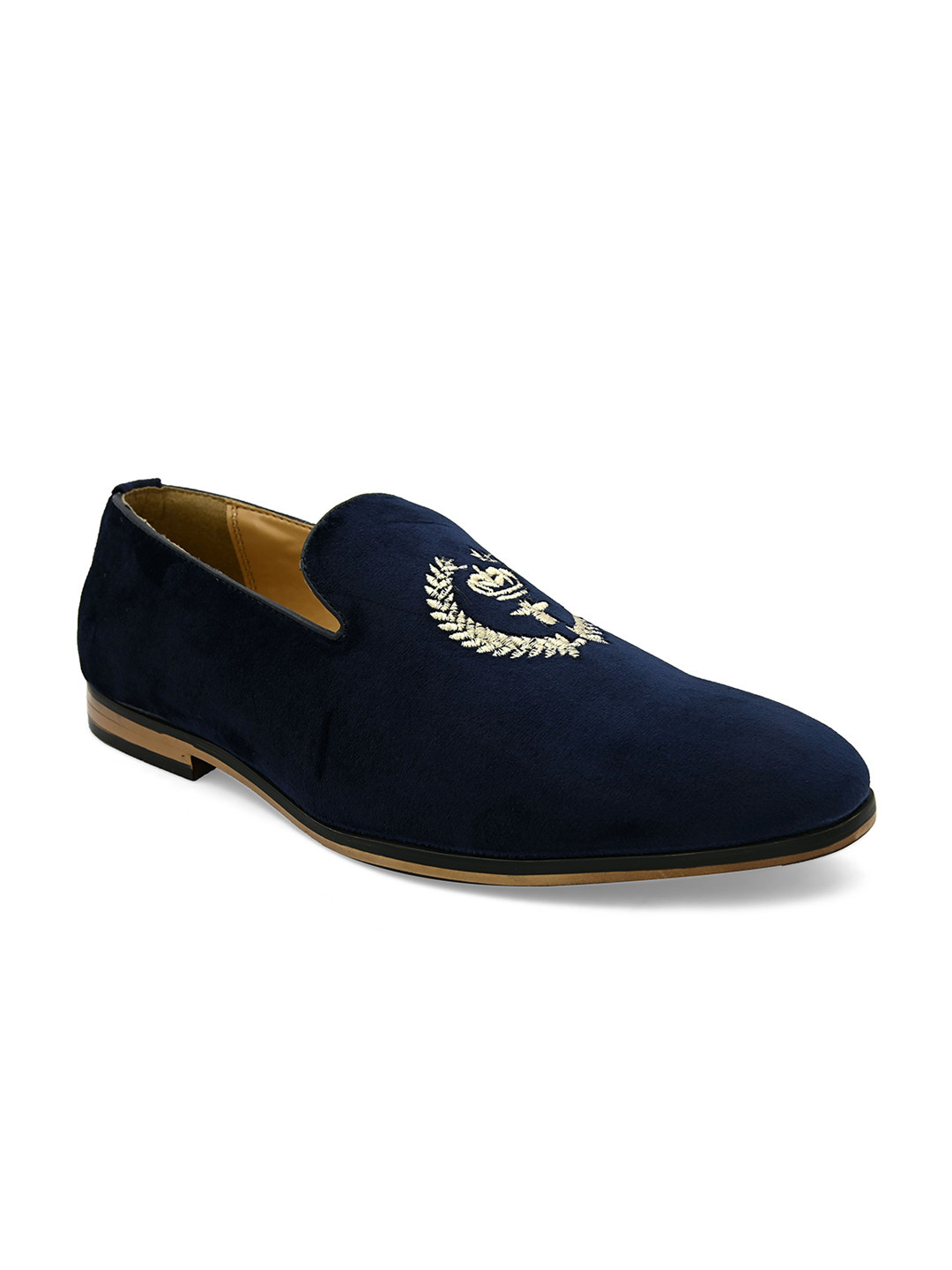 Buy San Frissco Men Blue Leather Loafers Casual Shoes for Men