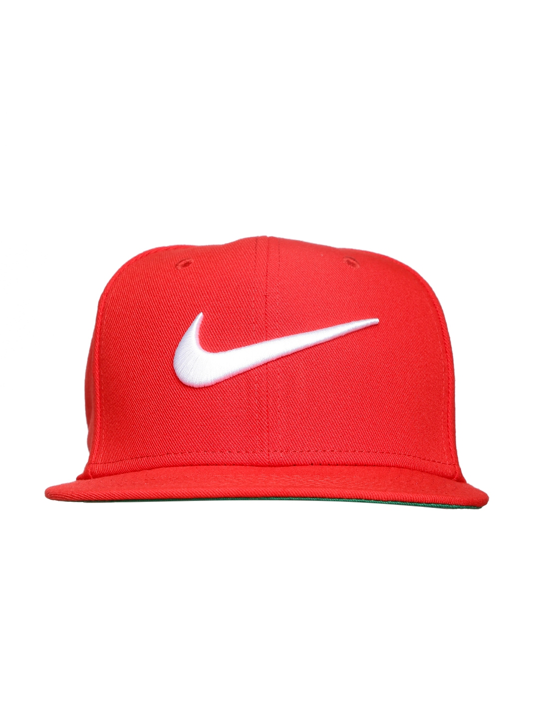 red nike swoosh cap