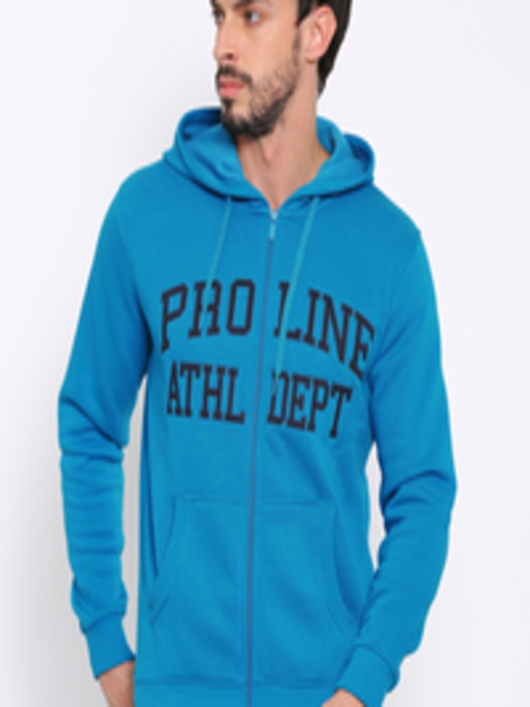 Buy Proline Blue Hooded Sweatshirt - Sweatshirts for Men 1602283 | Myntra