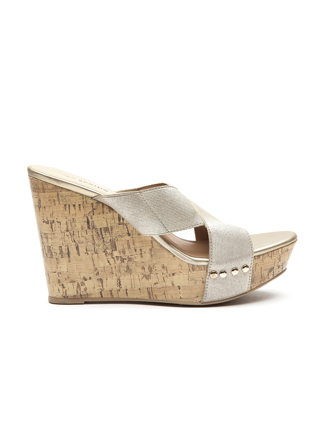 Buy Call It Spring Women Gold Toned Wedges Heels for Women 1602703