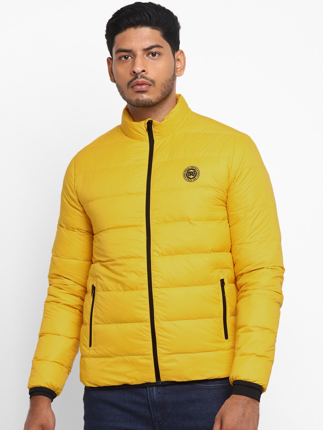yellow padded jacket mens