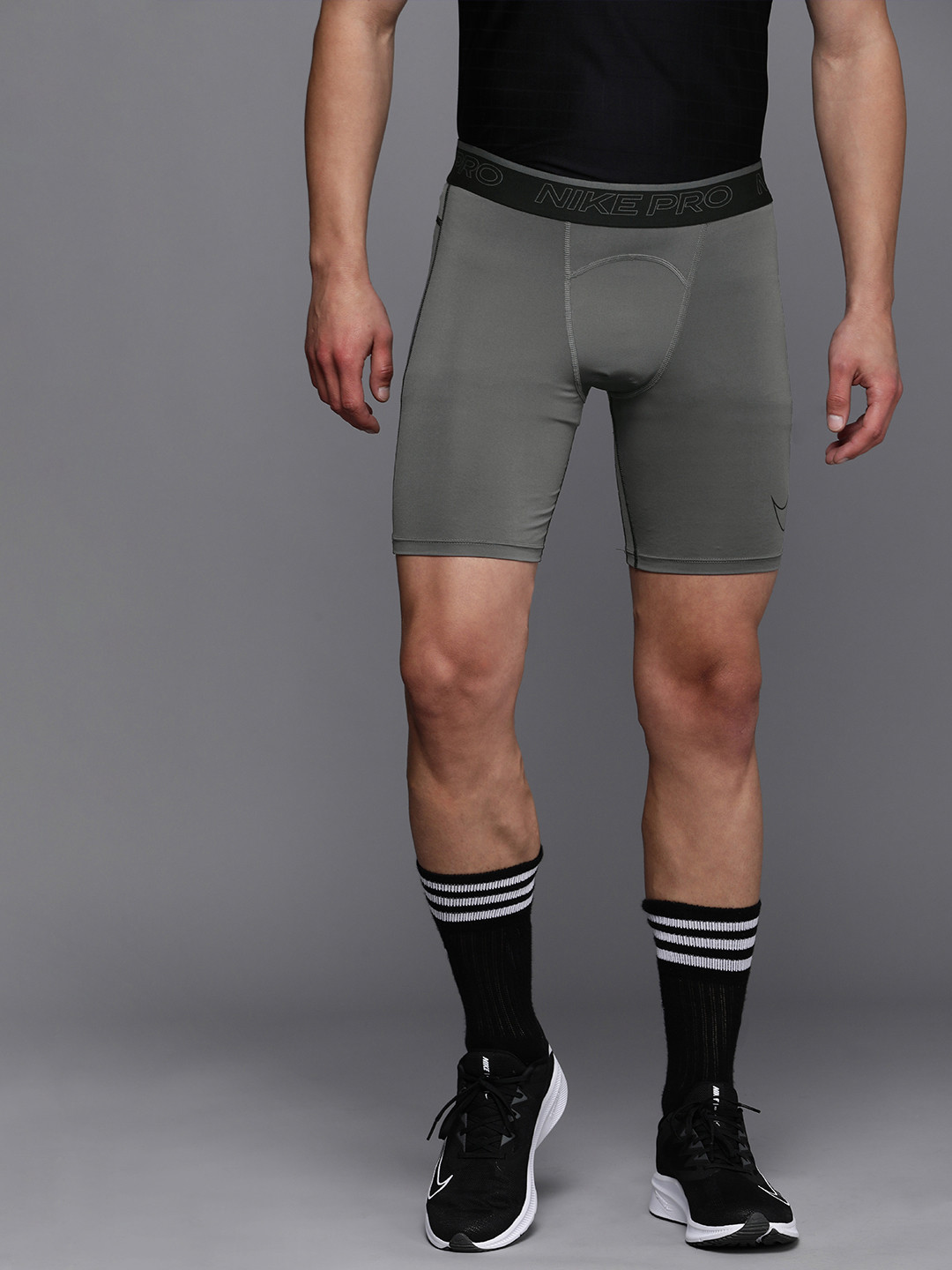 mens grey nike dri fit shorts
