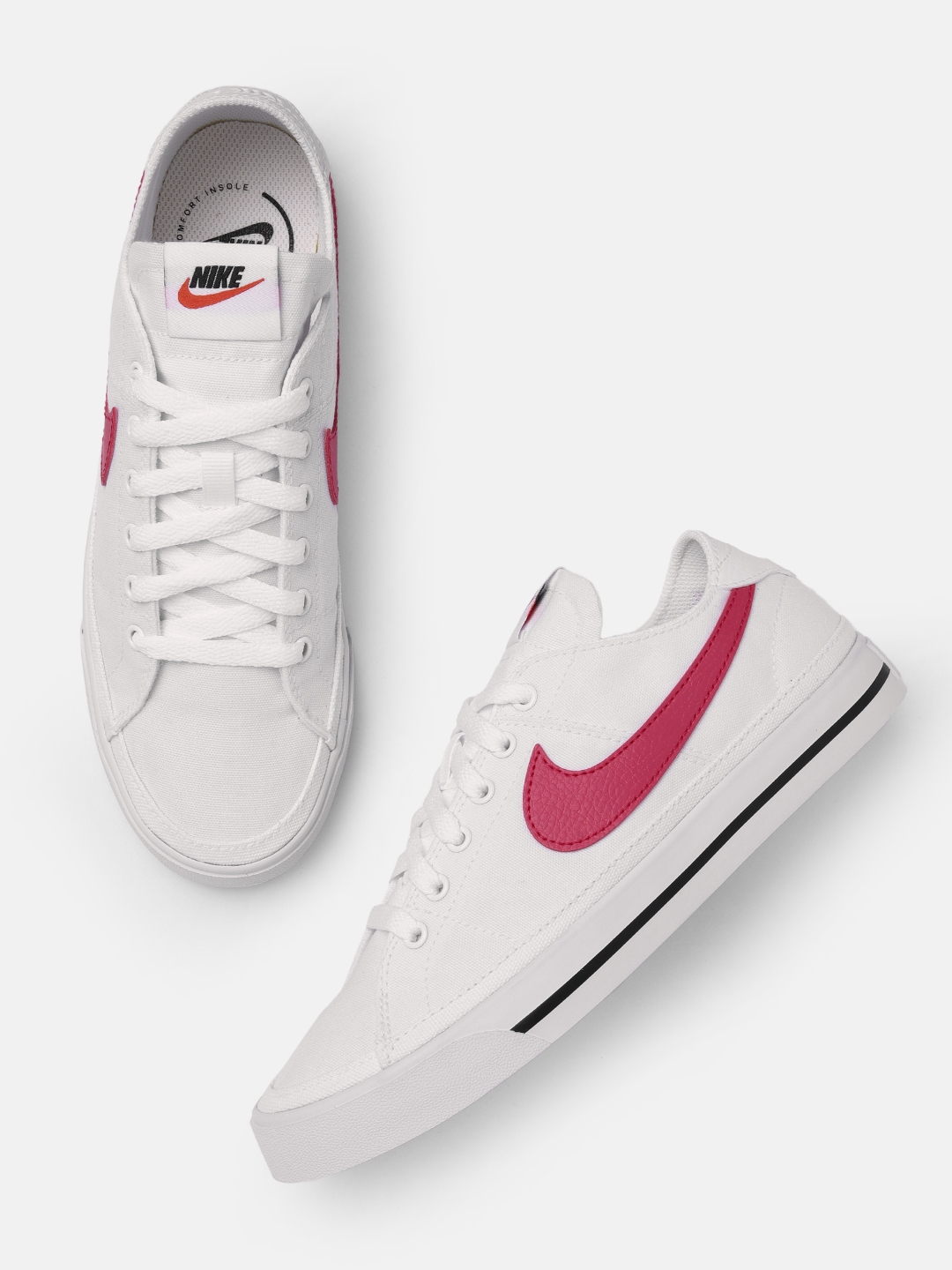 Buy Nike Women White Court Legacy Sneakers Casual Shoes for Women Buy Nike Women White Court Legacy Sneakers Casual Shoes for Women