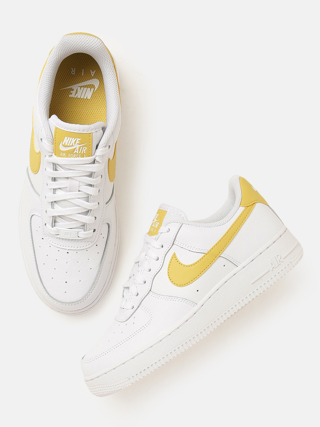 womens white nike air force ones