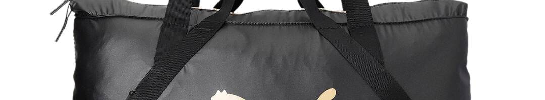 Buy Puma Black Printed Shopper Athletic Essential Grip Bag - Handbags ...