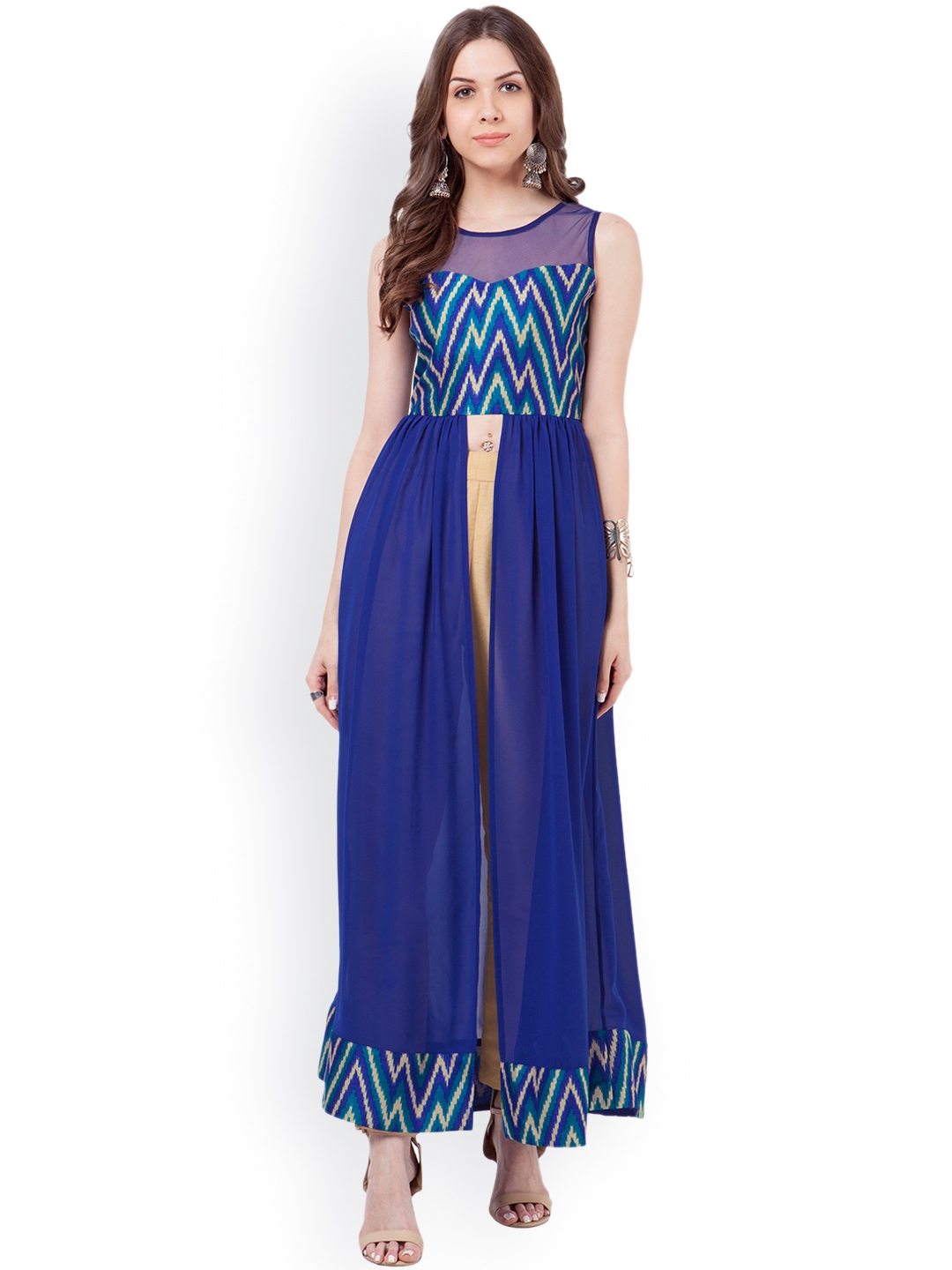 indya blue kurta