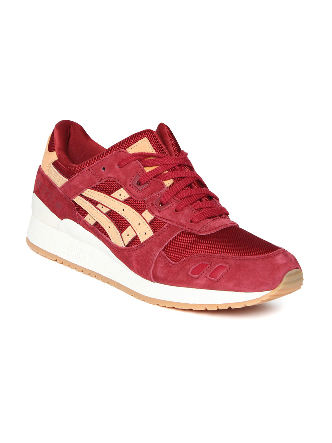 maroon asics shoes