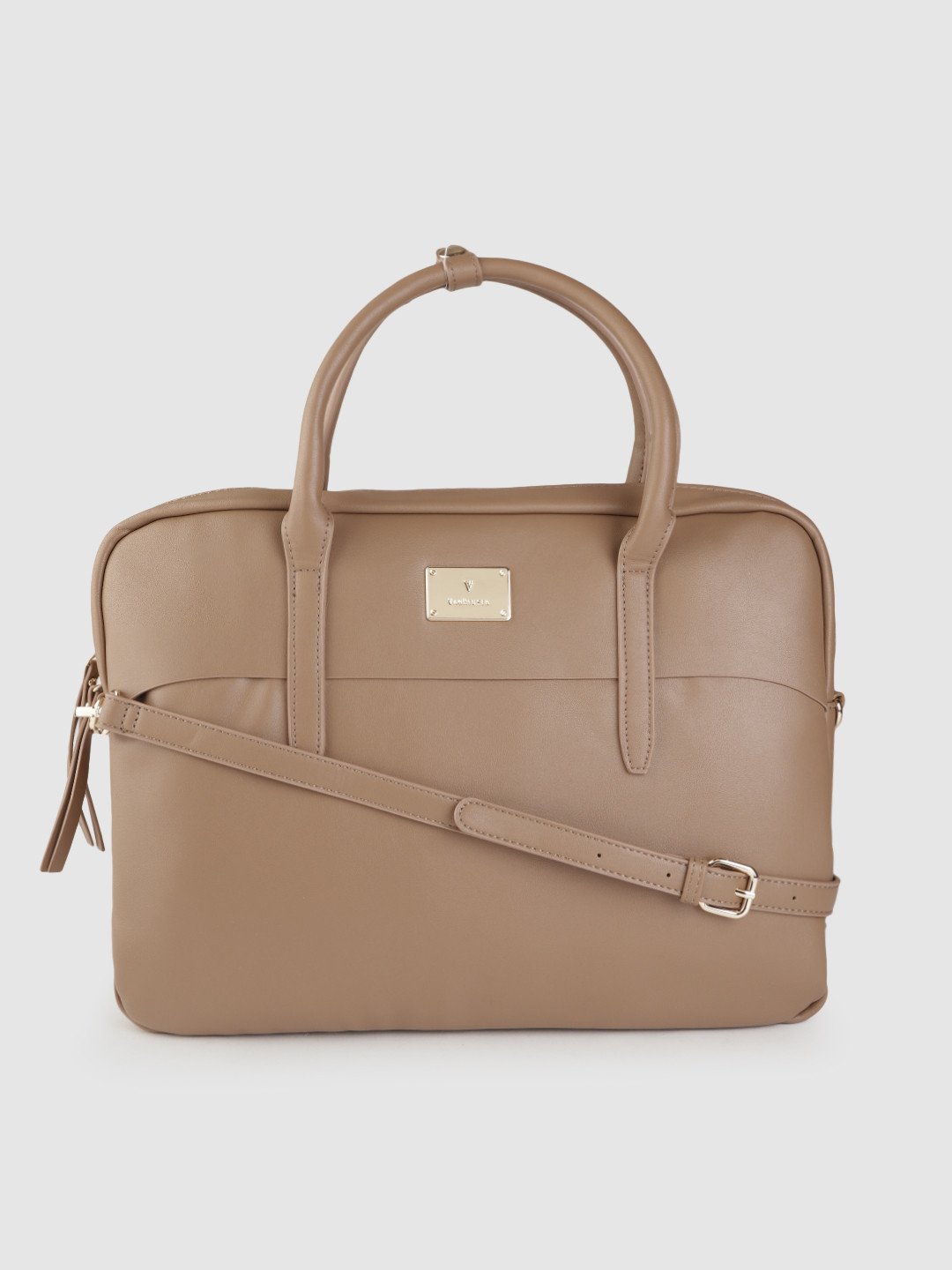 Buy Van Heusen Women Tan Brown Laptop Bag Laptop Bag for Women 16072646 Myntra