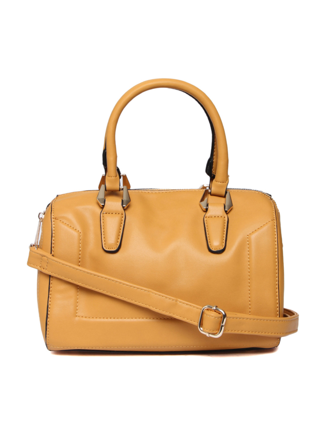 Buy CODE By Lifestyle Mustard Yellow Handbag Handbags for Women