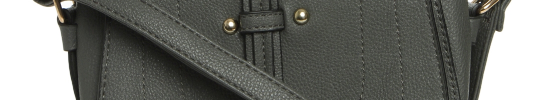 Buy CODE By Lifestyle Grey Half Moon Sling Bag - Handbags for Women ...
