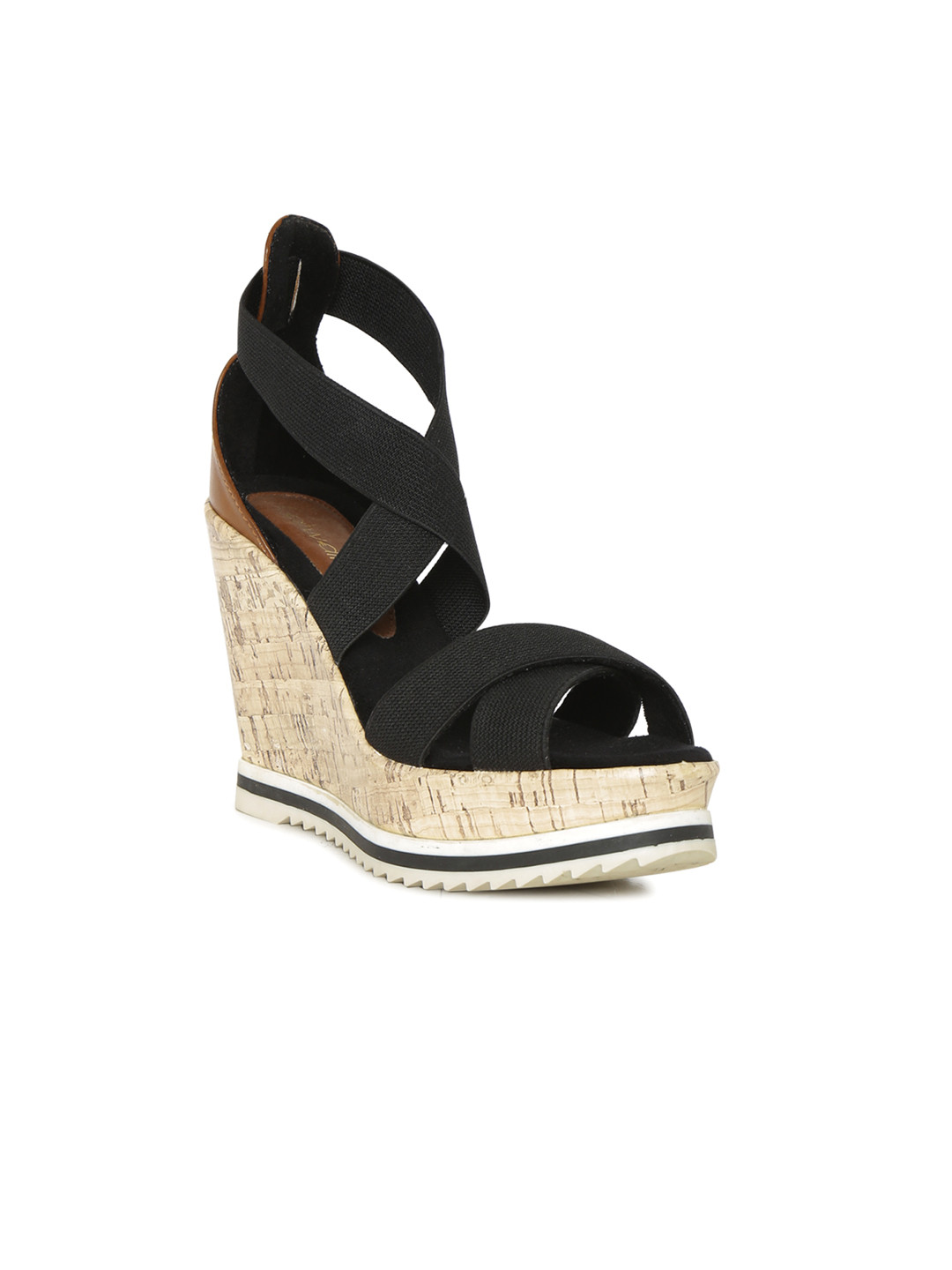 Buy Catwalk Women Black Wedges Heels for Women 1607722 Myntra