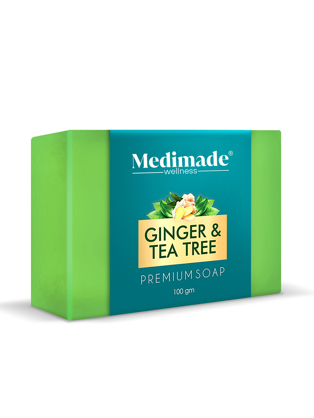 Buy Medimade Anti Bacterial & Anti Fungal Ginger & Tea Tree Soap For