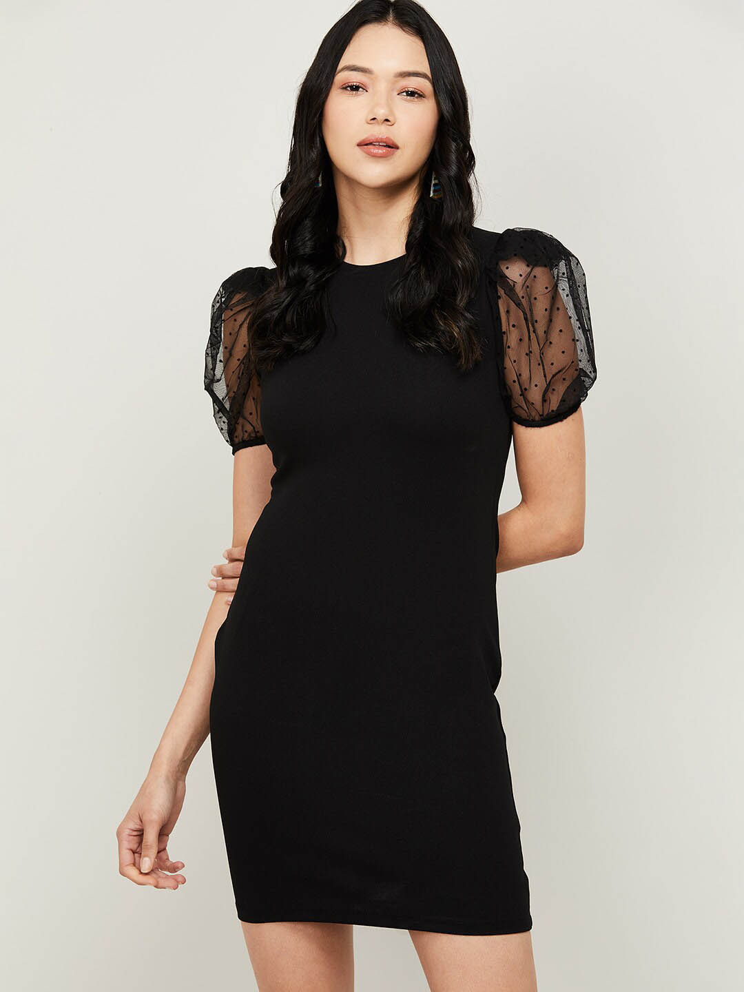 Buy Ginger By Lifestyle Black Bodycon Dress Dresses for Women