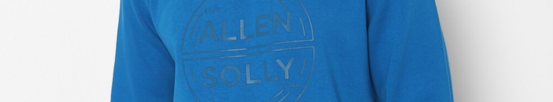 Buy Allen Solly Men Blue Sweatshirt - Sweatshirts for Men 16090274 | Myntra