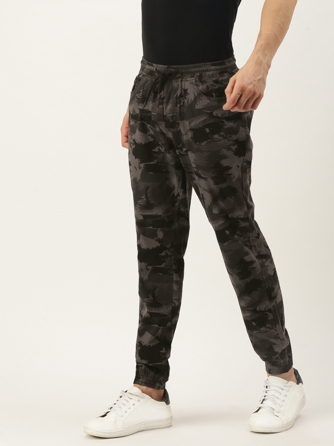 ivoc olive solid joggers
