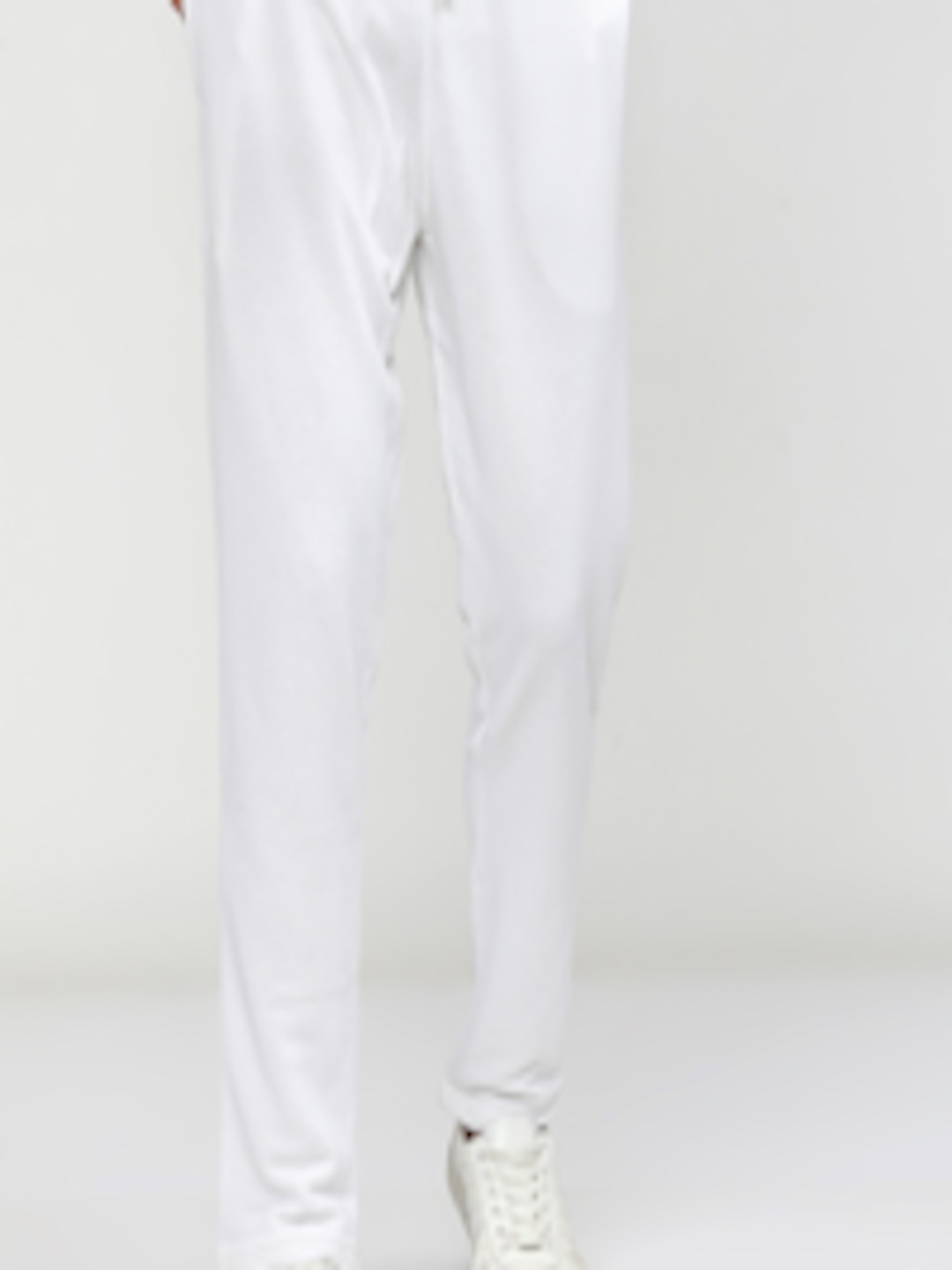 Buy HIGHLANDER Men White Solid Slim Fit Track Pants - Track Pants for ...