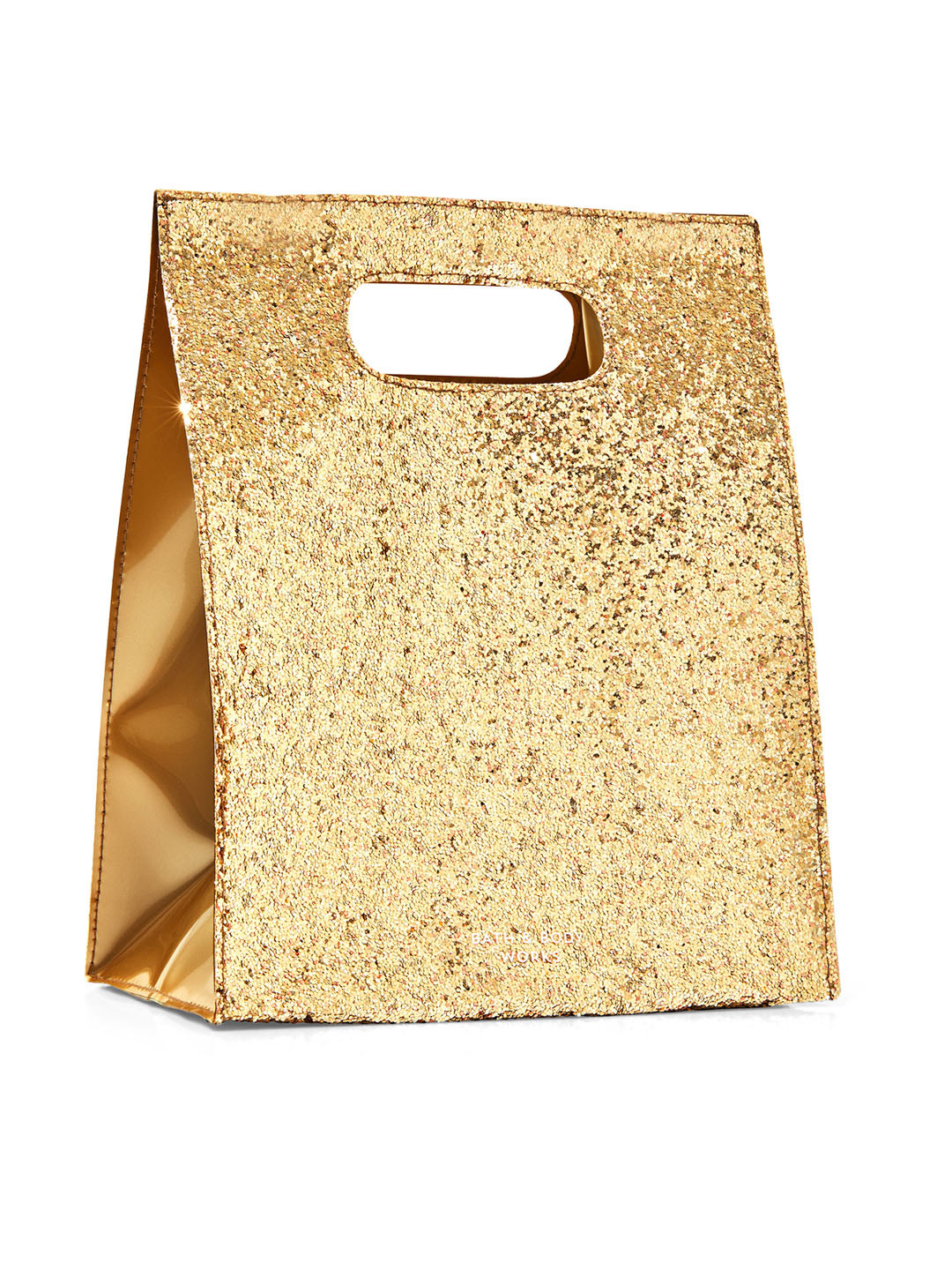 Buy Bath & Body Works Gold Glitter Gift Bag Travel Accessory for