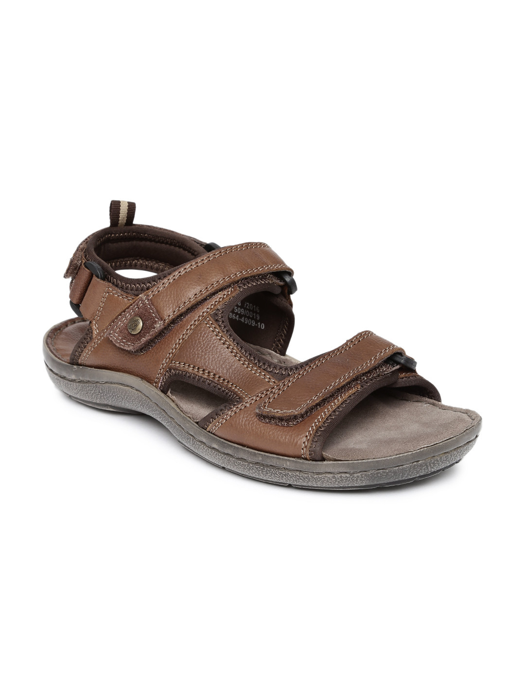 Buy Hush Puppies Men Brown New Decode Leather Sandals Sandals for Men