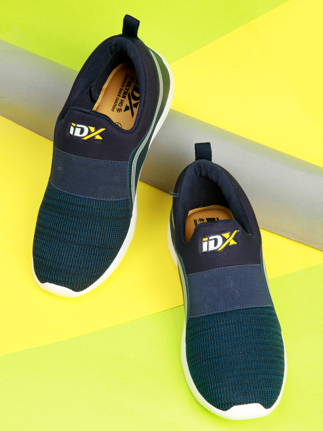 Buy ID Men Blue Leather Running Non Marking Shoes Sports Shoes for Men 16101688 Myntra