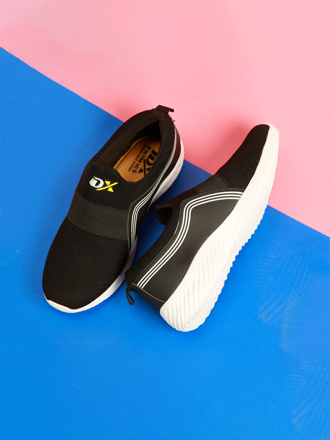 Buy ID Men Black Running Non Marking Shoes Sports Shoes for Men