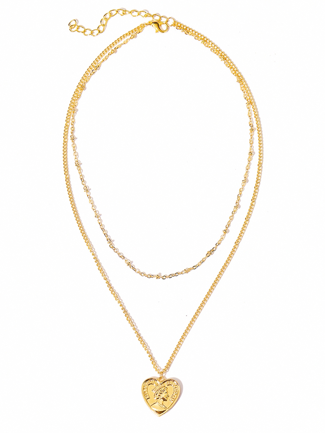 Buy URBANIC Gold Toned Necklace - Necklace And Chains for Women 16103362 | Myntra